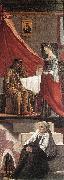 CARPACCIO, Vittore Arrival of the English Ambassadors (detail) dfg oil on canvas